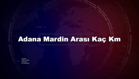 Adana Mardin Arası Kaç Km