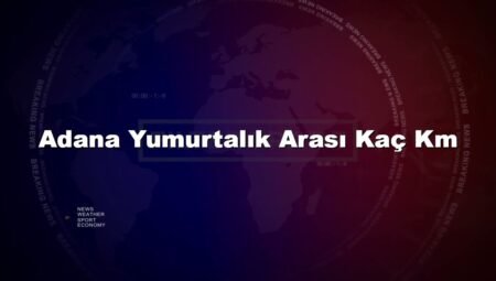 Adana Yumurtalık Arası Kaç Km