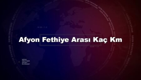 Afyon Fethiye Arası Kaç Km