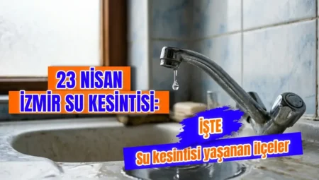 23 Nisan 2026 İzmir su kesintisi: İZSU güncel kesinti listesi ve suların geleceği saat