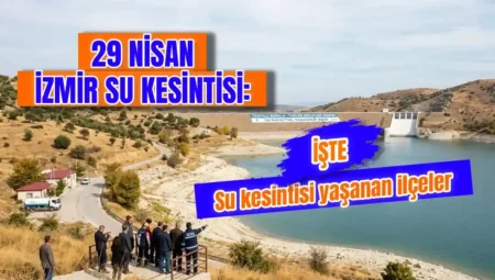 29 Nisan İzmir su kesintisi listesi: Hangi ilçelerde sular kesik?