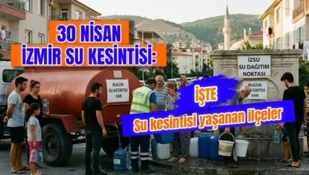 30 Nisan 2026 İzmir su kesintisi: Hangi ilçelerde sular ne zaman gelecek?