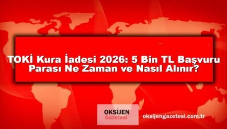 TOKİ Kura İadesi 2026: 5 Bin TL Başvuru Parası Ne Zaman ve Nasıl Alınır?