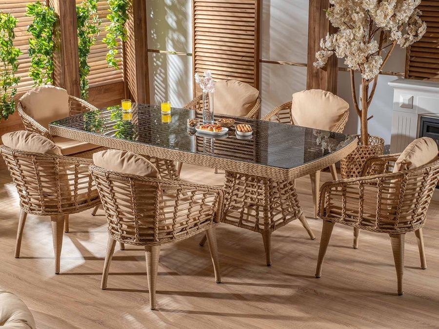 Rattan Balkon Takımı ile Açık Havada Estetik