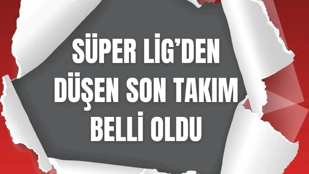 Antalyaspor küme mi düştü? 2026 Trendyol Süper Lig puan durumu ve düşen takımlar