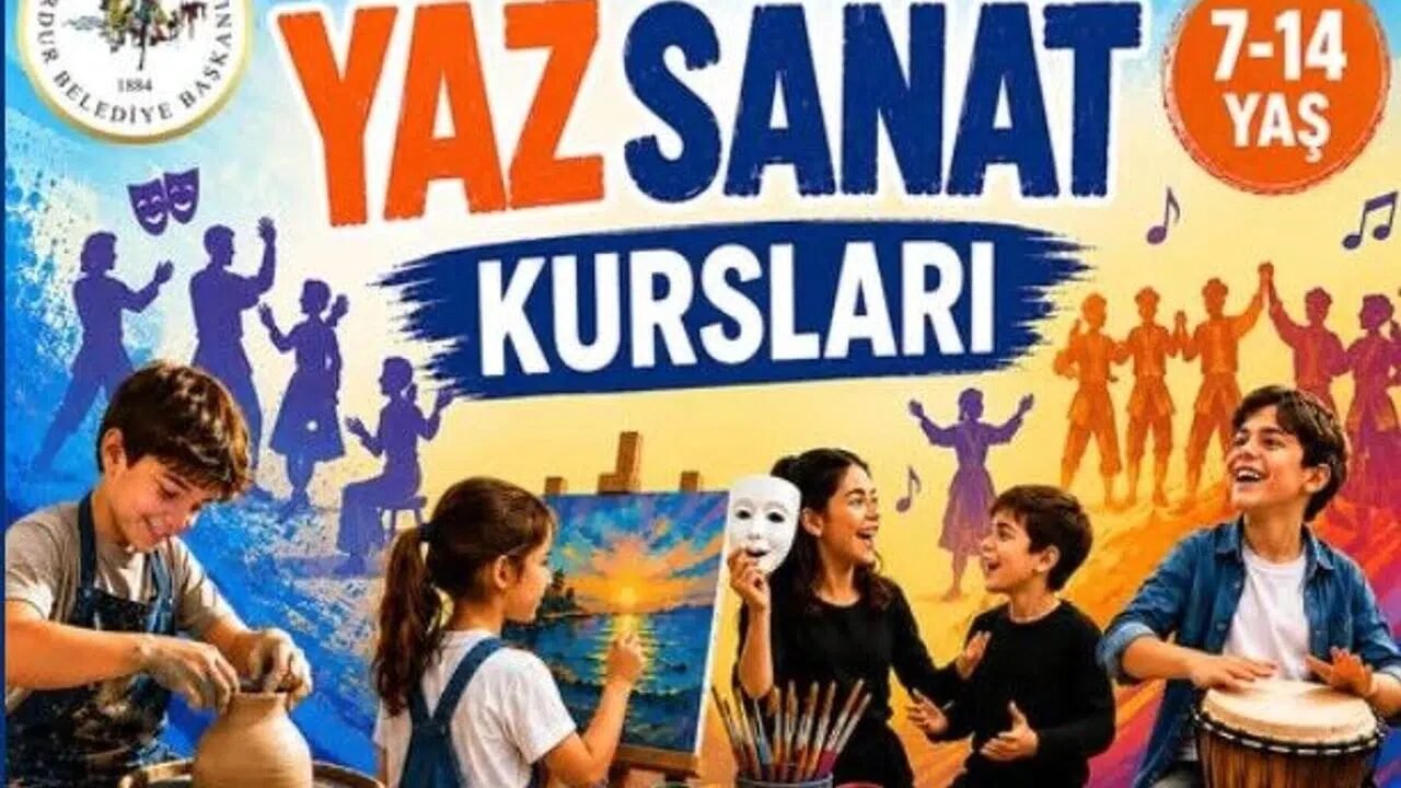 Burdur Belediyesi yaz sanat kursları kayıtları başladı mı?