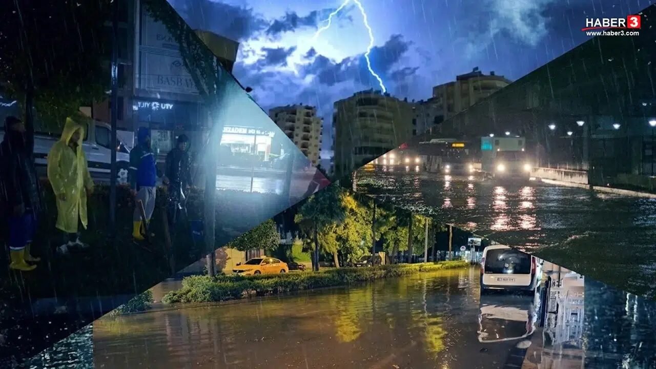 Şiddetli sağanak ve fırtına nedeniyle bazı illerde okullar tatil edildi